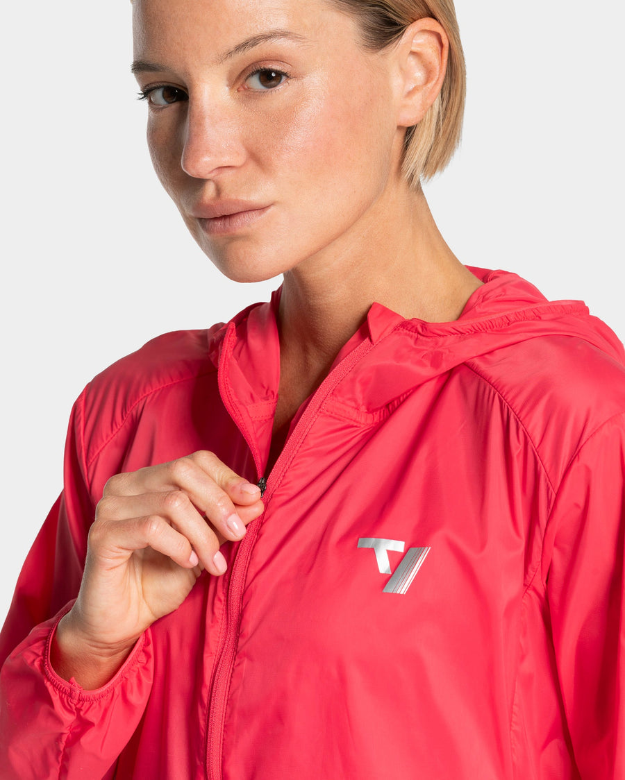 Veste de sport zippée et légère RUN « Melon »