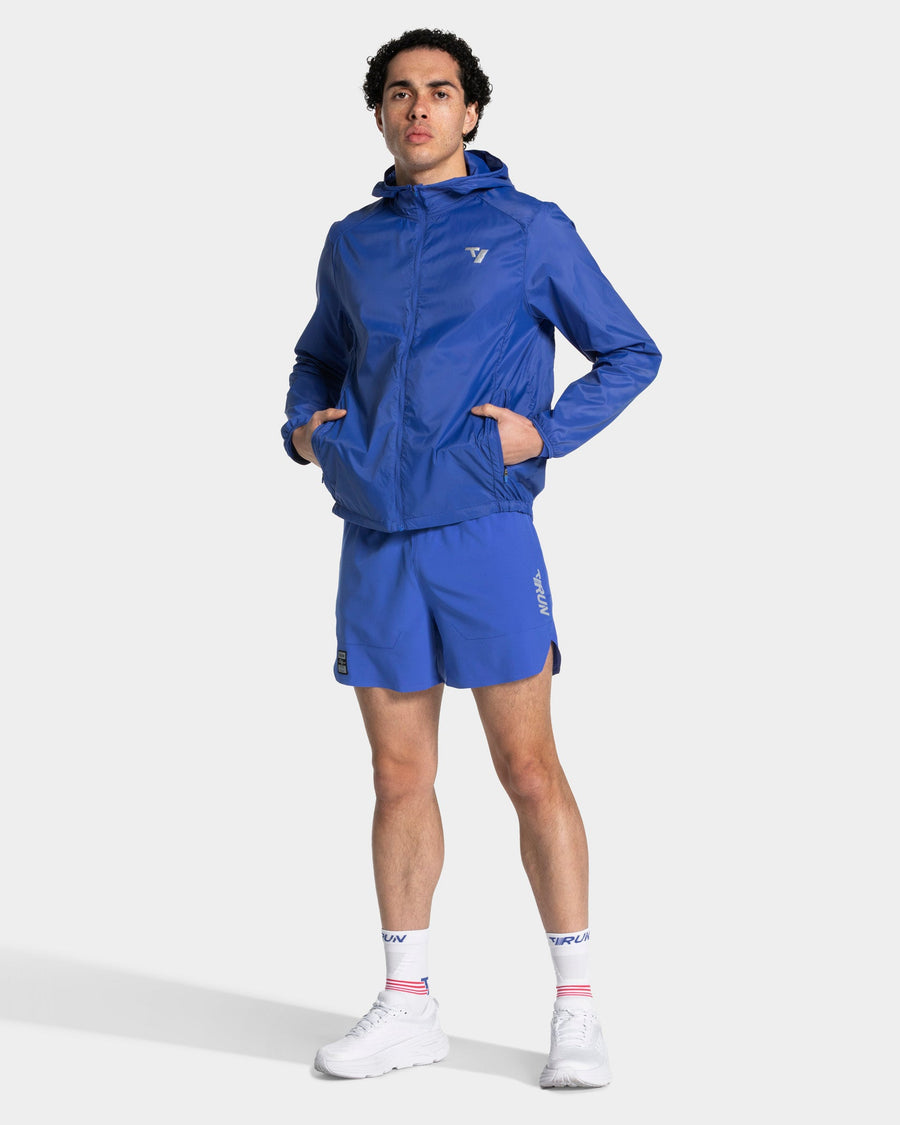 Veste de sport zippée et légère RUN « Bleu roi »