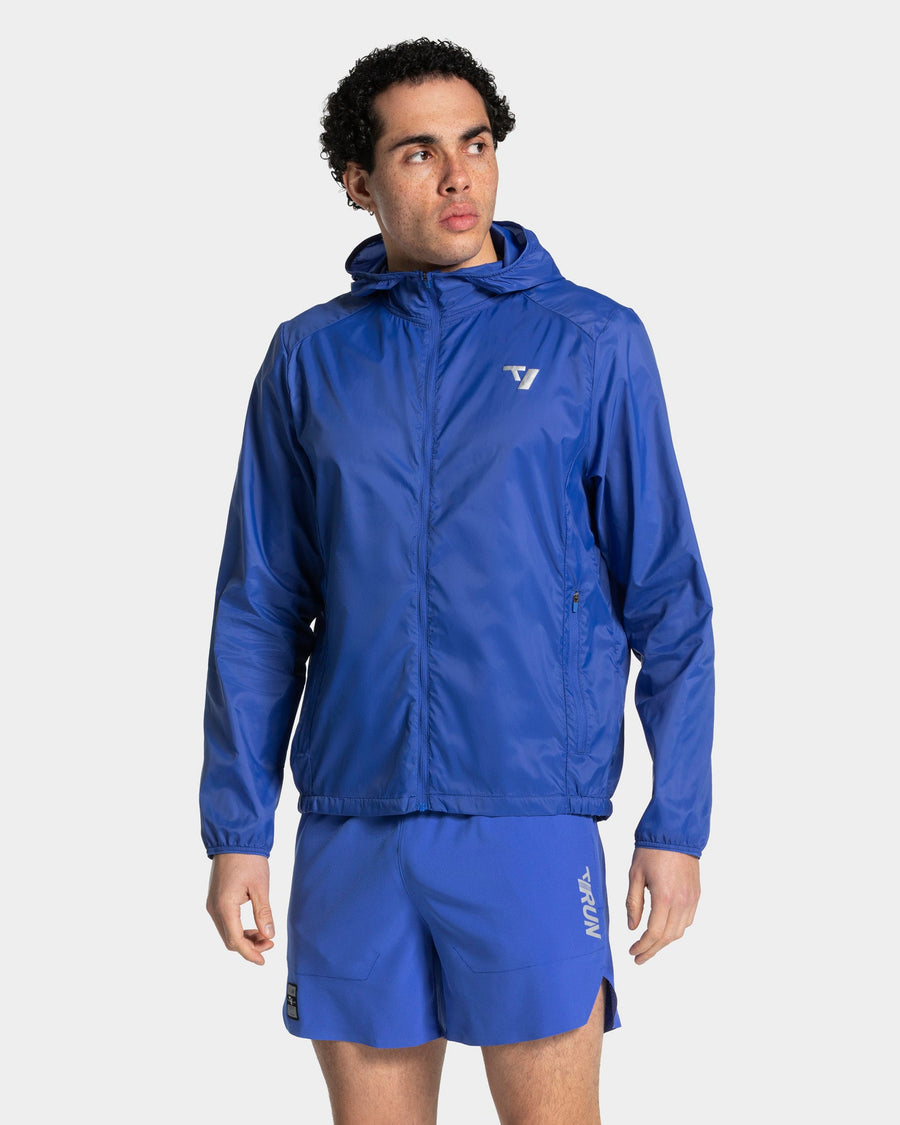 Veste de sport zippée et légère RUN « Bleu roi »