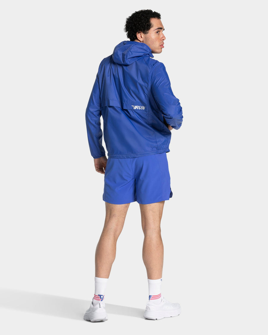 Veste de sport zippée et légère RUN « Bleu roi »