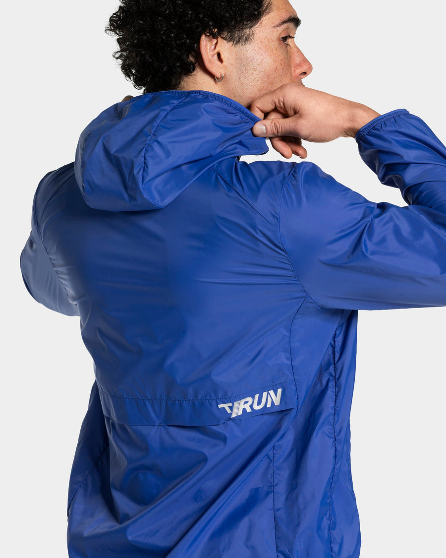 Veste de sport zippée et légère RUN « Bleu roi »