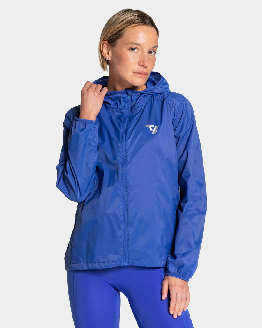 Veste de sport zippée et légère RUN « Bleu roi »