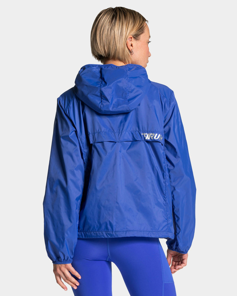 Veste de sport zippée et légère RUN « Bleu roi »