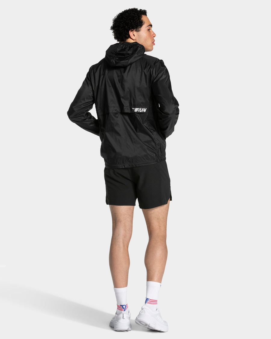 Veste de sport zippée et légère RUN « Noir »