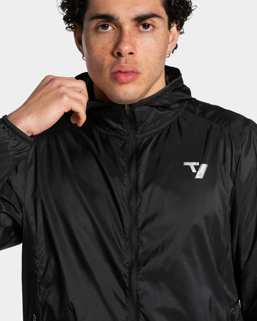 Veste de sport zippée et légère RUN « Noir »