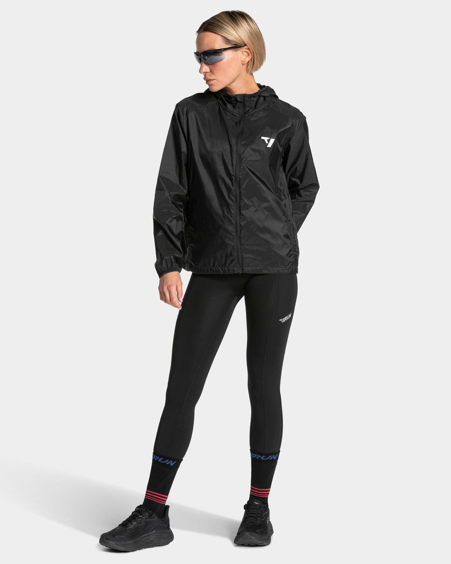 Veste de sport zippée et légère RUN « Noir »