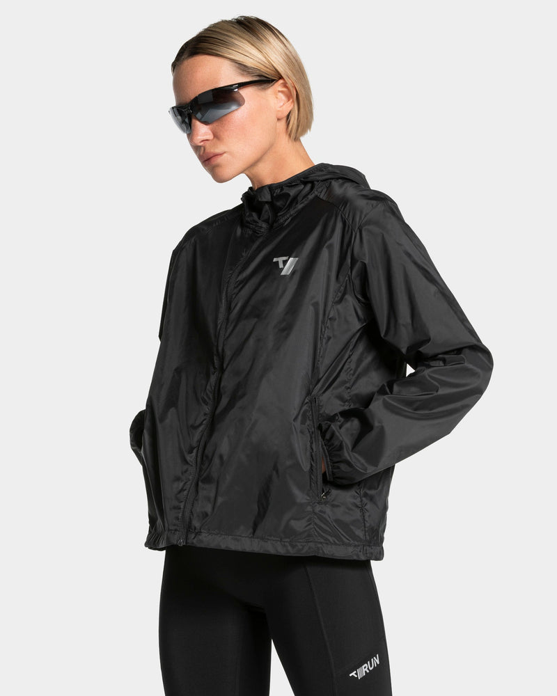 Veste de sport zippée et légère RUN « Noir »