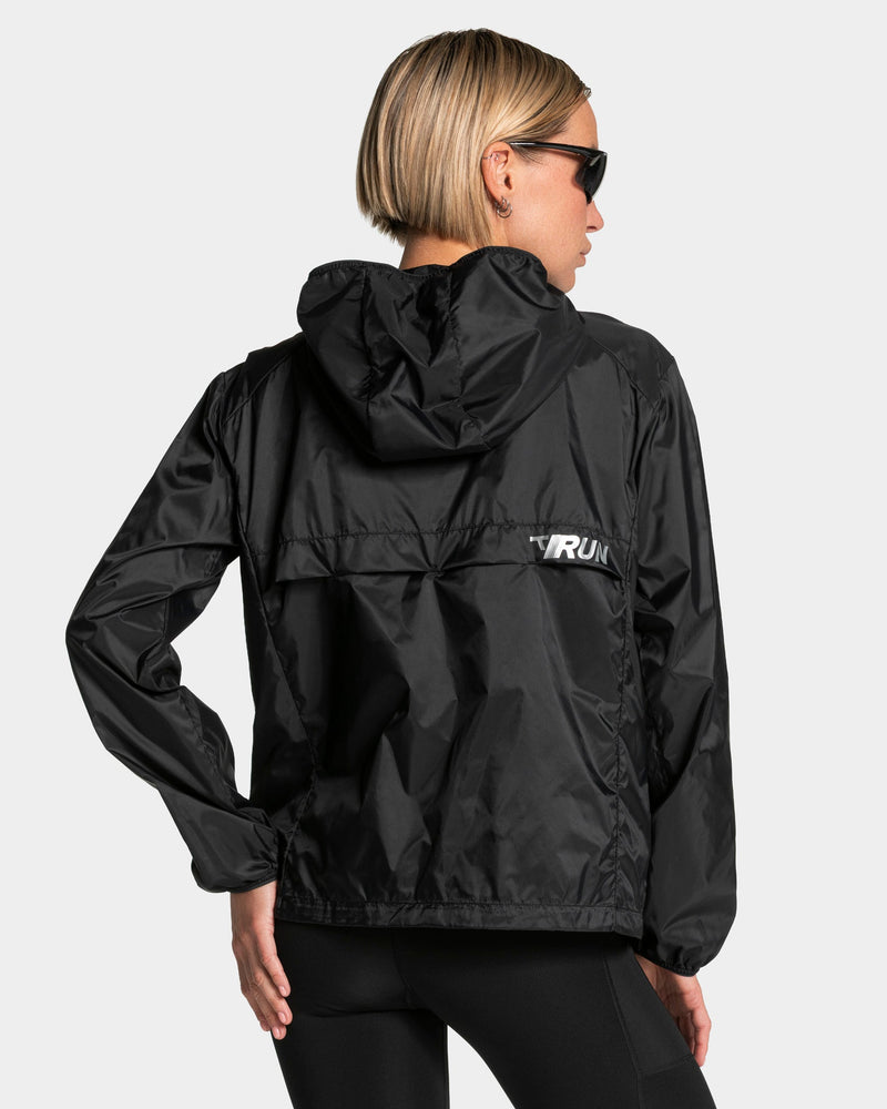 Veste de sport zippée et légère RUN « Noir »