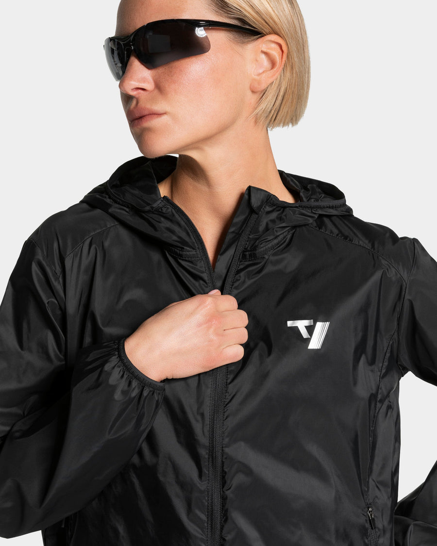 Veste de sport zippée et légère RUN « Noir »