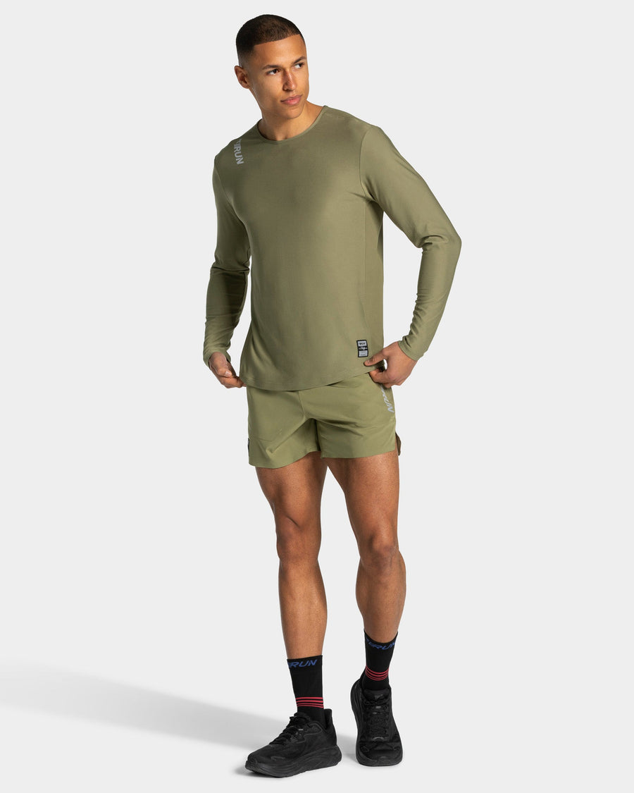 Short 5 pouces RUN « Olive »