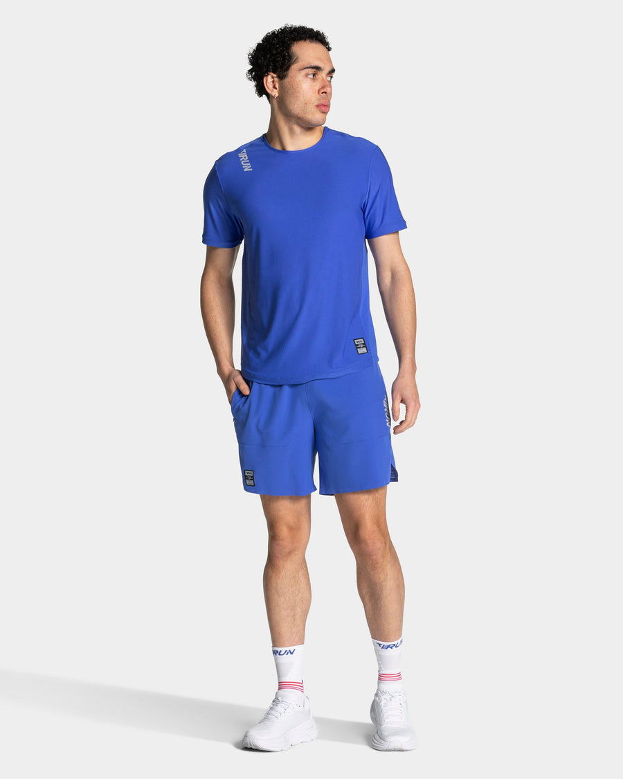 T-shirt RUN « Bleu roi »