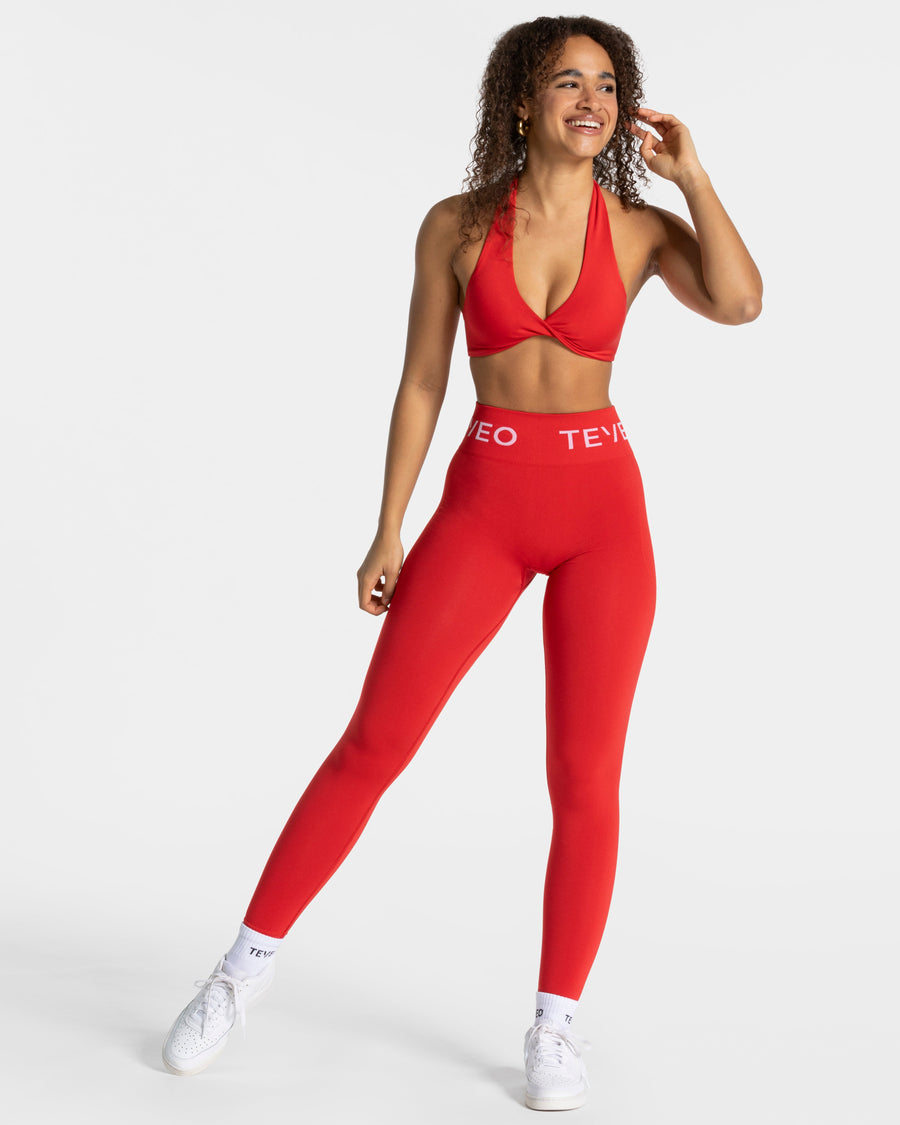 Brassière Signature Twisted « rouge »