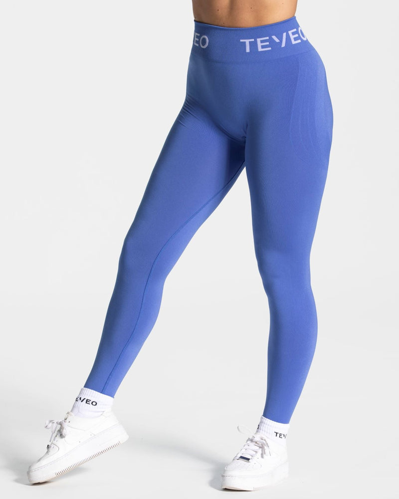 Legging Signature Scrunch « bleu roi »