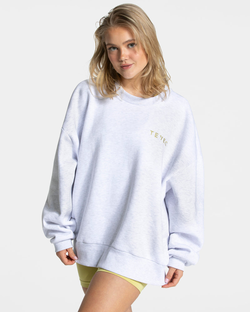 Sweat-shirt oversize Signature « Lime »