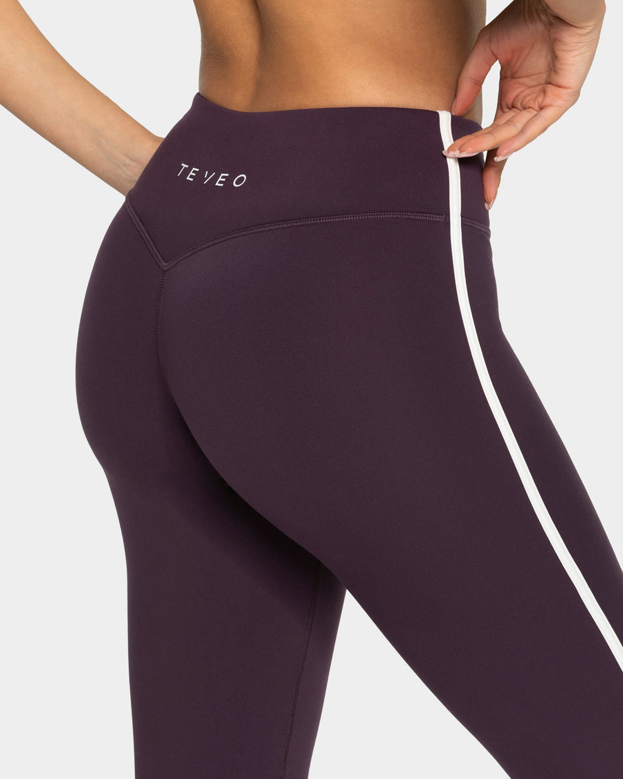 Legging Soft Flared Regular "Blackberry"