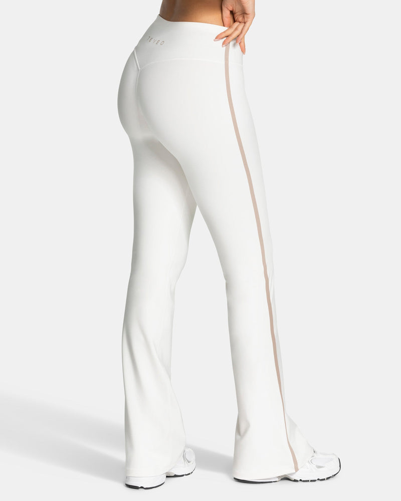 Legging évasé à coupe longue Soft « Blanc cassé »