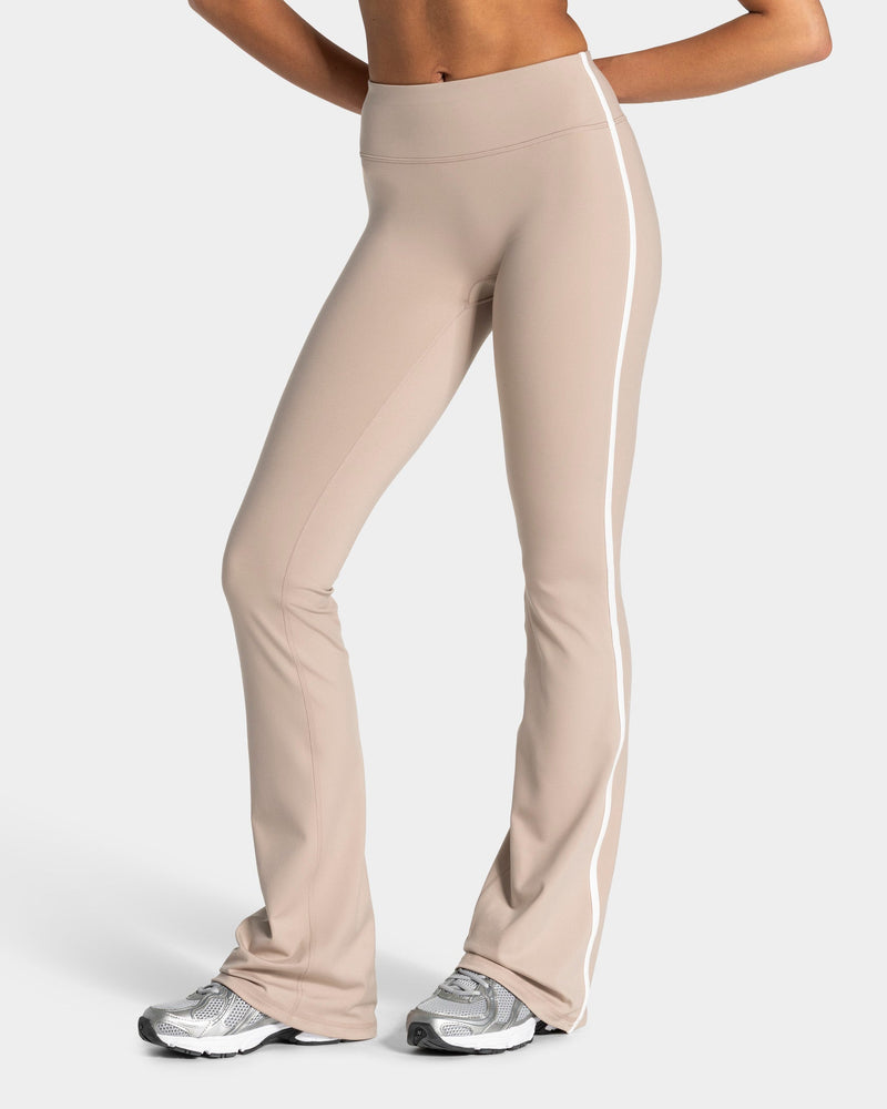 Legging évasé coupe longue Soft « Cappuccino »