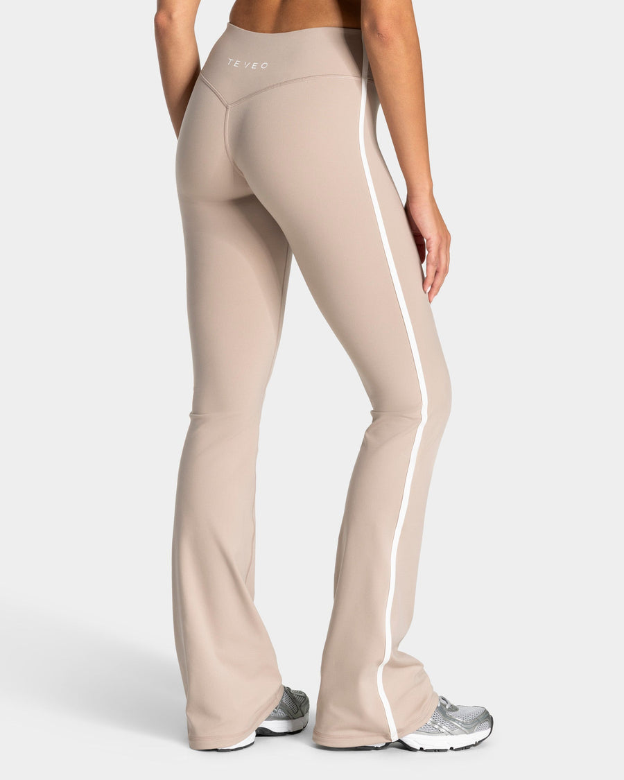 Legging évasé coupe longue Soft « Cappuccino »