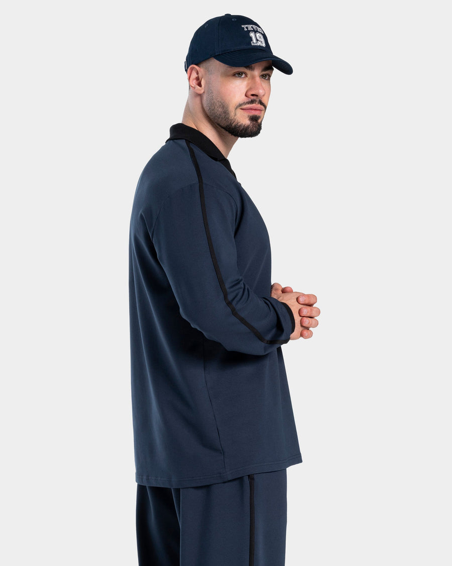 Polo à manches longues Soft « Midnight »