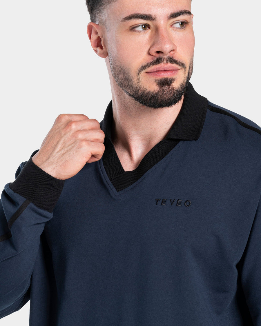 Polo à manches longues Soft « Midnight »