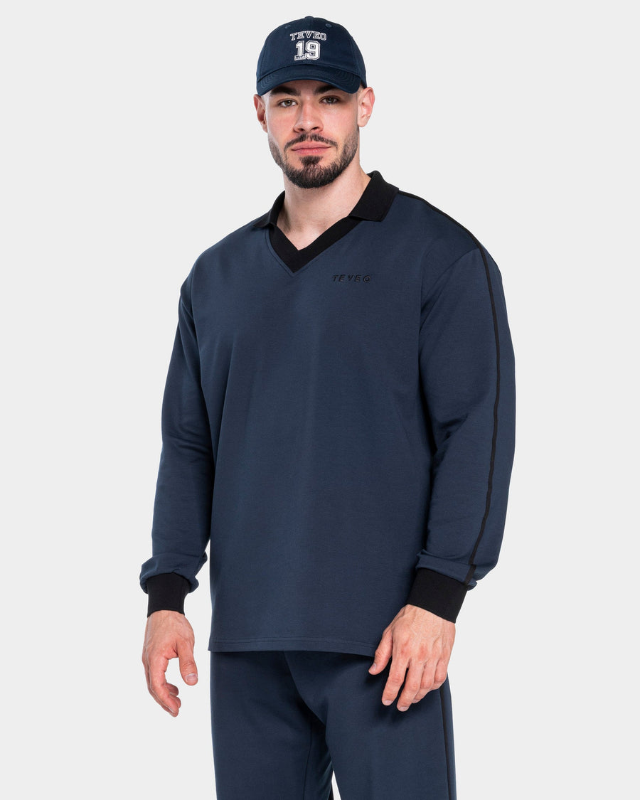 Polo à manches longues Soft « Midnight »