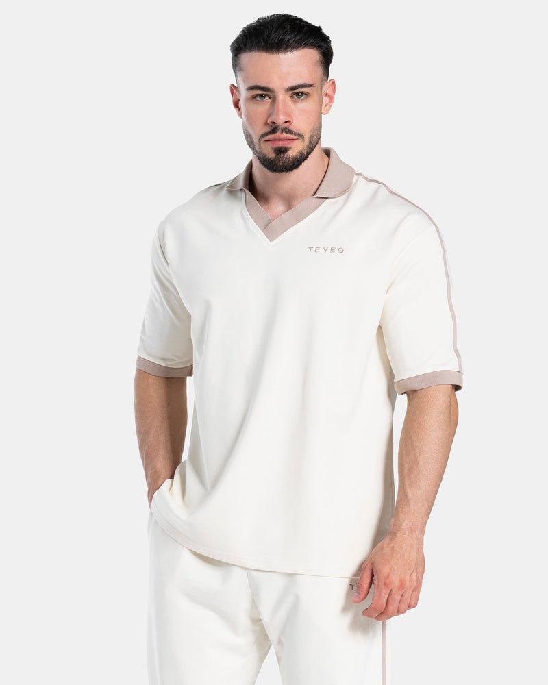 Polo à manches courtes Soft « Blanc cassé »