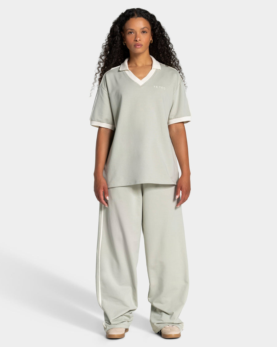 Pantalon de jogging Wide Leg coupe longue Soft « Pistache »