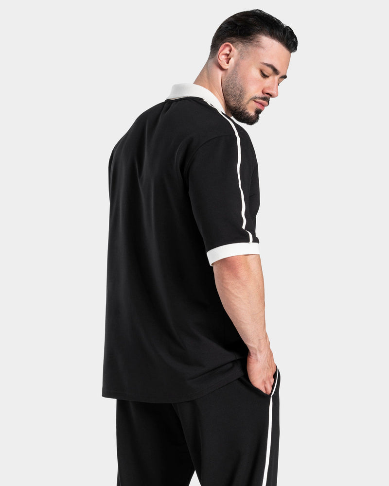 Polo à manches courtes Soft « Noir »