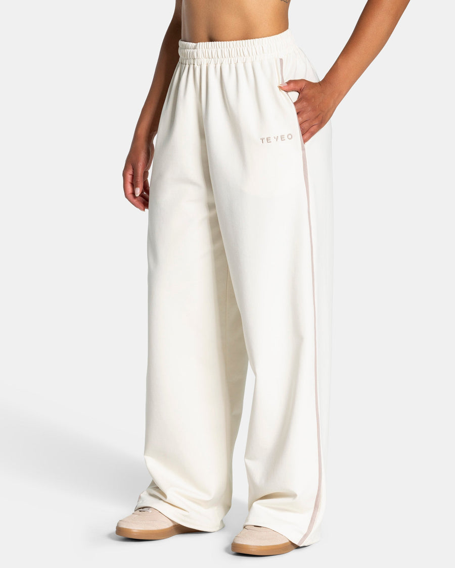 Pantalon de jogging Wide Leg standard Soft « Blanc cassé »