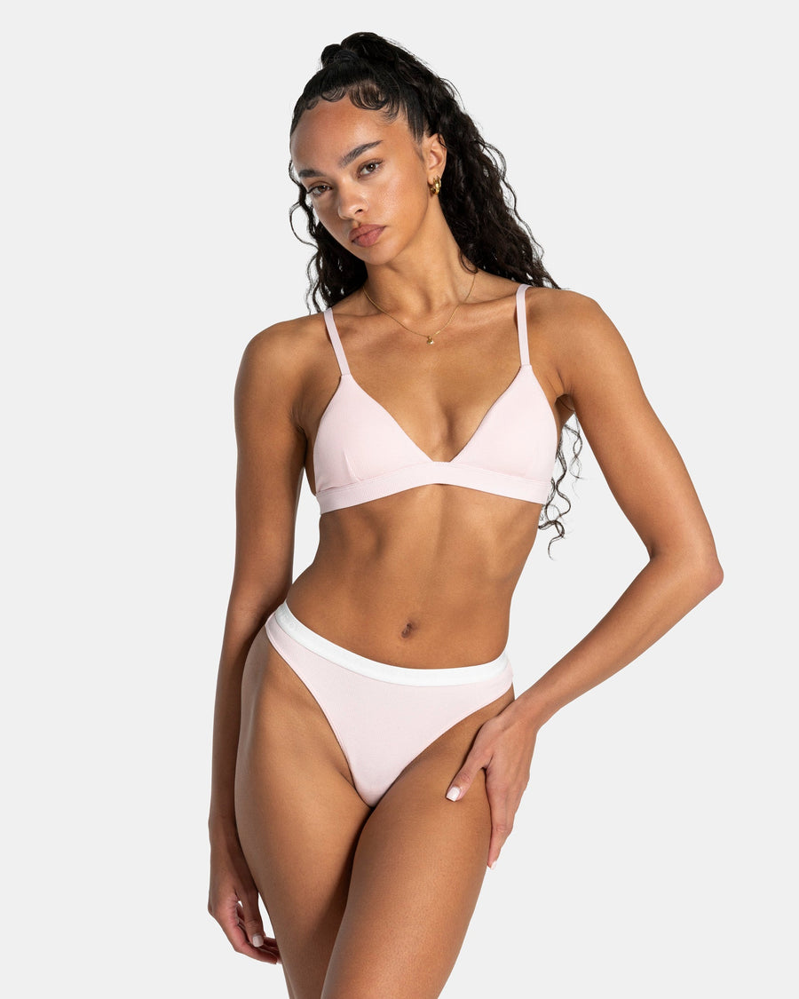 Brassière côtelée Soft « Blossom »