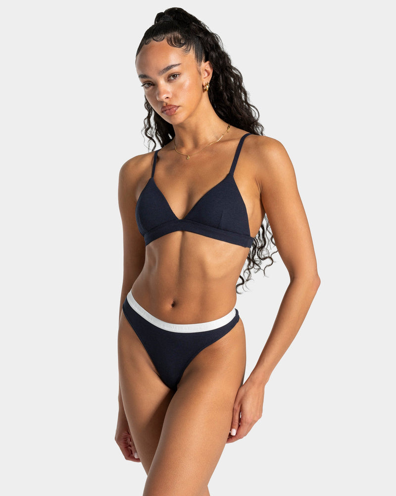 Brassière côtelée Soft « Midnight »