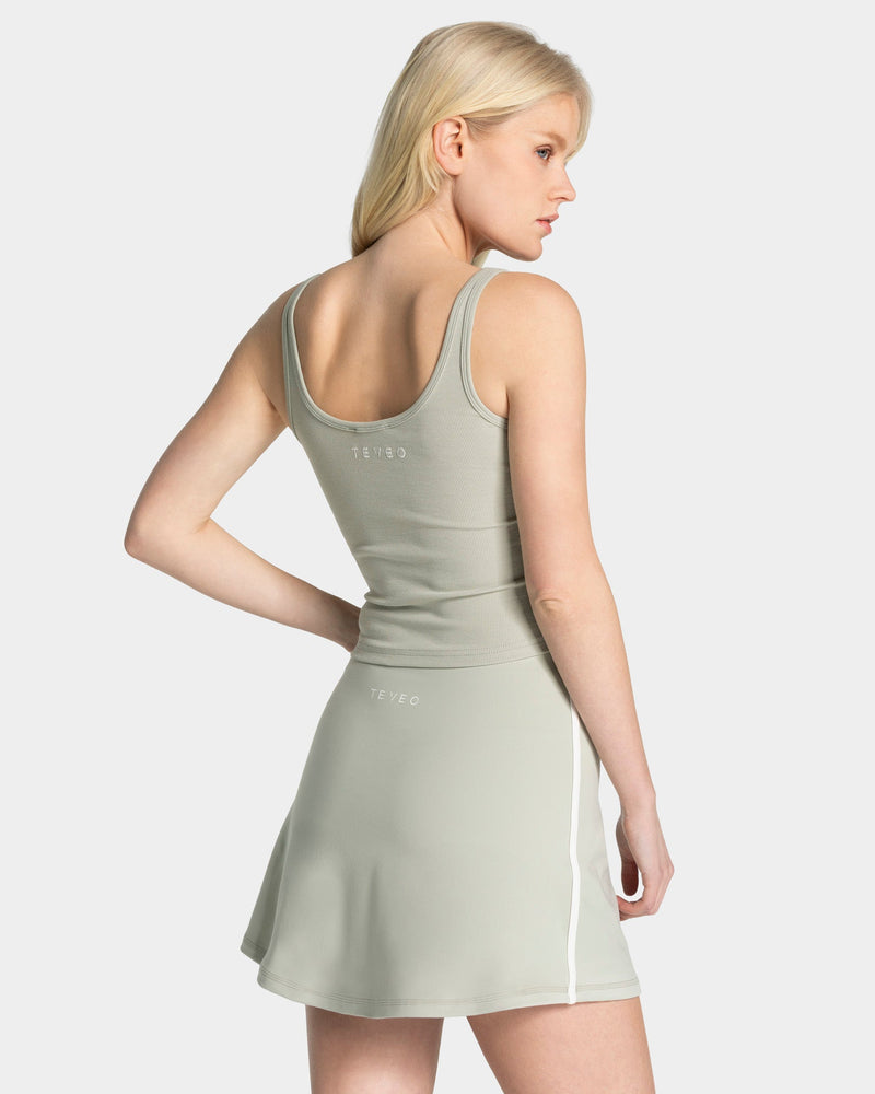 Haut côtelé Soft « Pistache »