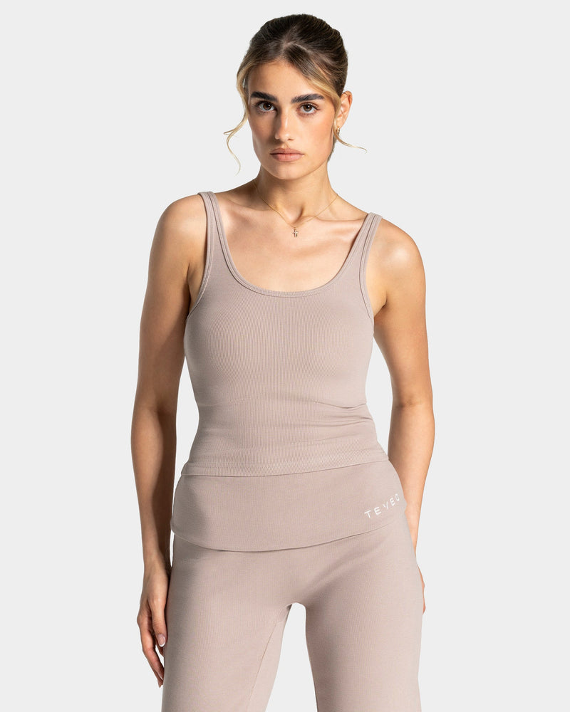 Haut côtelé Soft « Cappuccino »