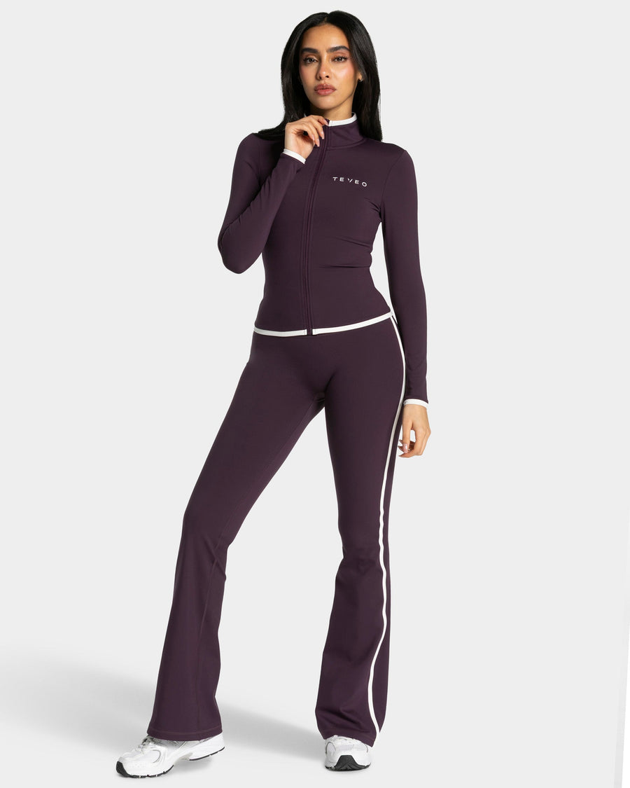 Legging Soft Flared Regular "Blackberry"