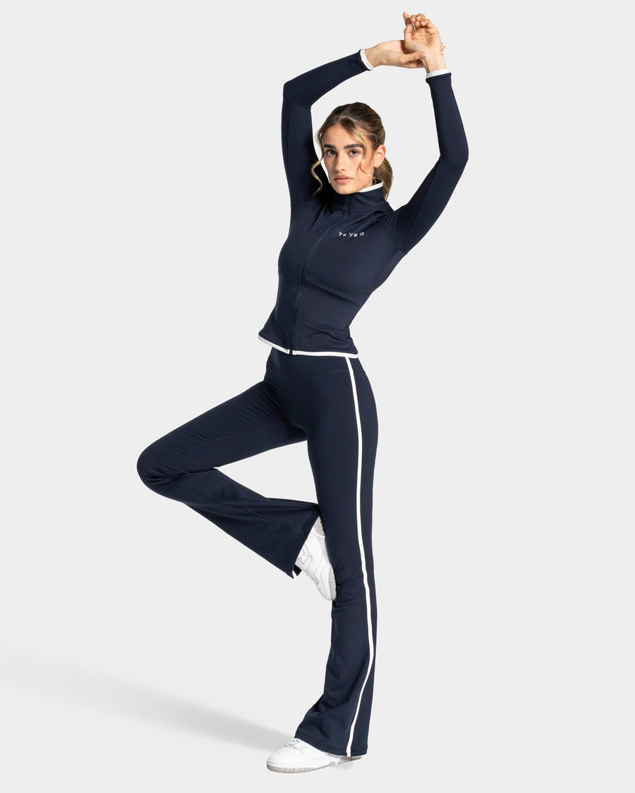 Veste de sport zippée sculptante Soft « Midnight »