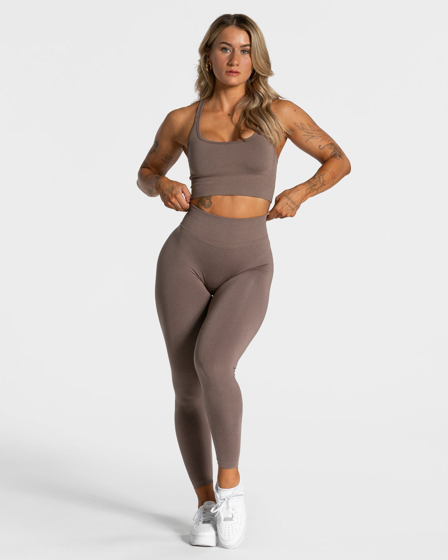Legging Statement Scrunch « moka »