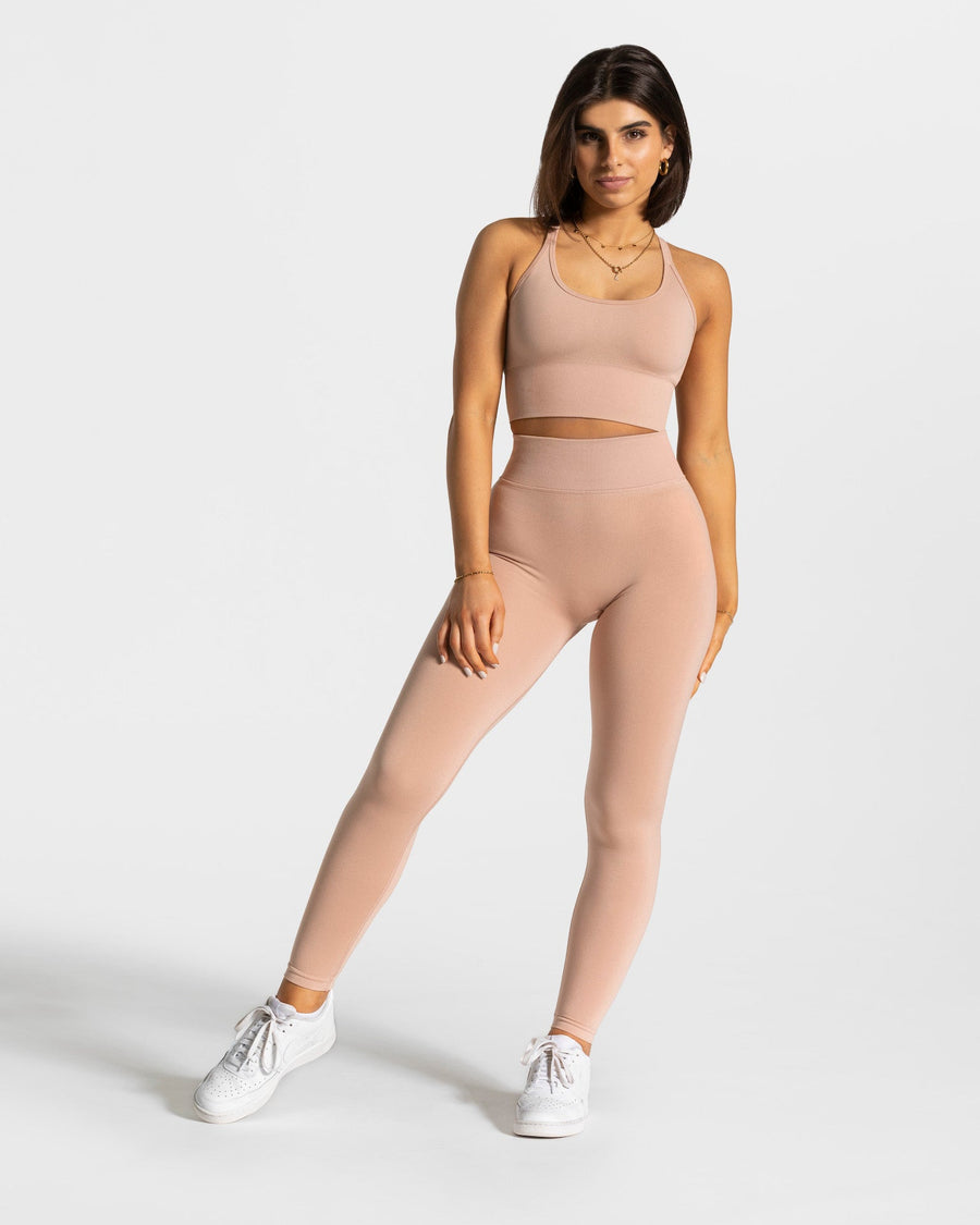 Legging Statement Scrunch « rose pâle »