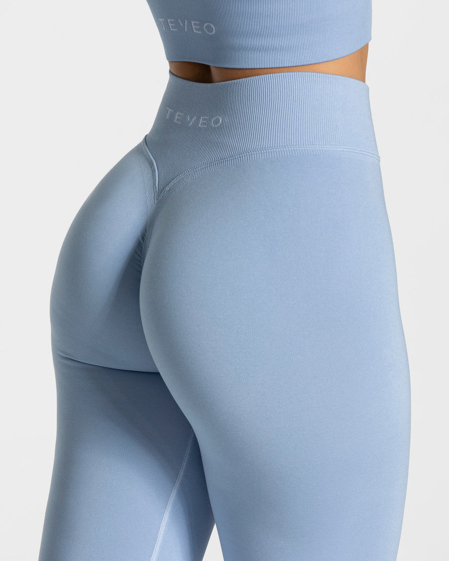 Legging Statement Scrunch « bleu »