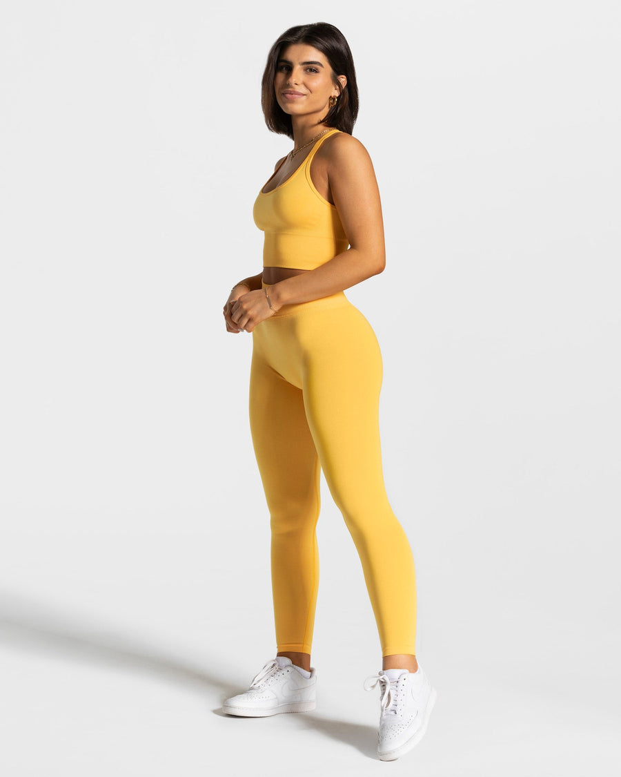 Legging Statement Scrunch « jaune »