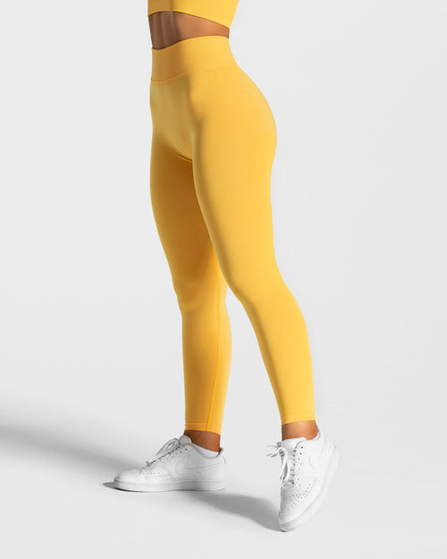 Legging Statement Scrunch « jaune »