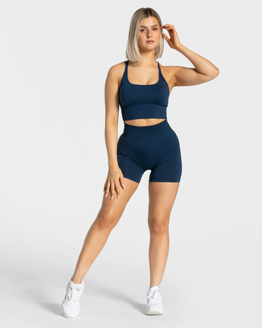 Short Statement Scrunch « bleu foncé »