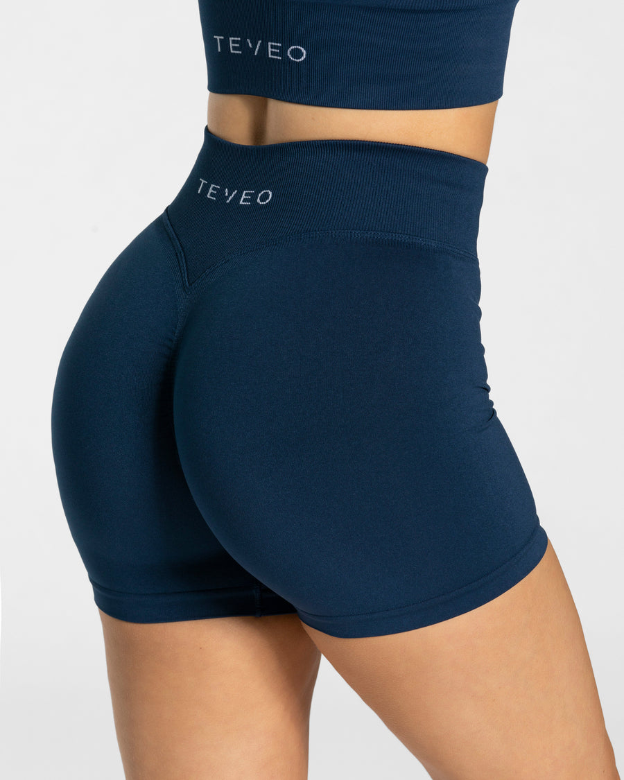 Short Statement Scrunch « bleu foncé »