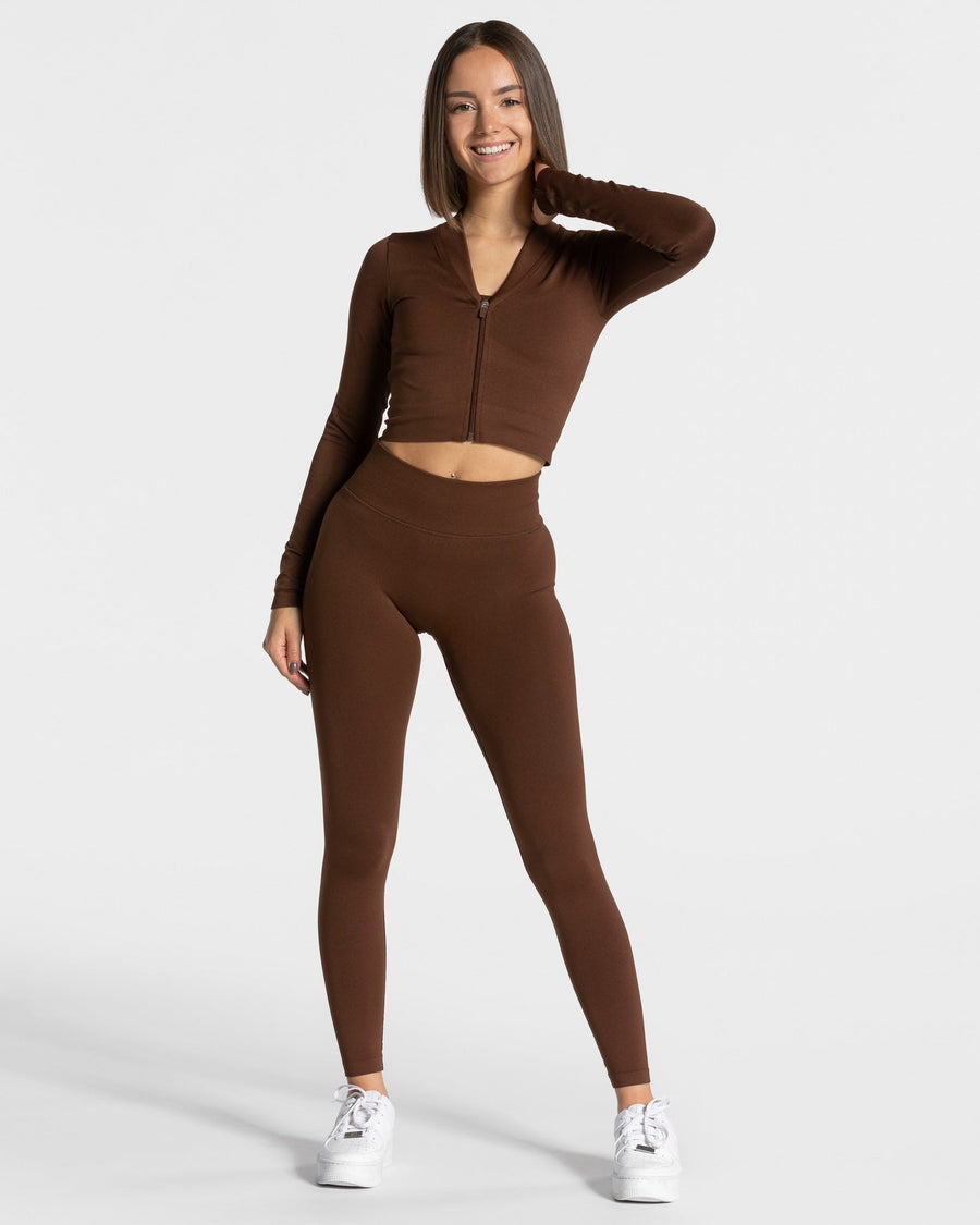 Veste de sport Statement Zip « café »