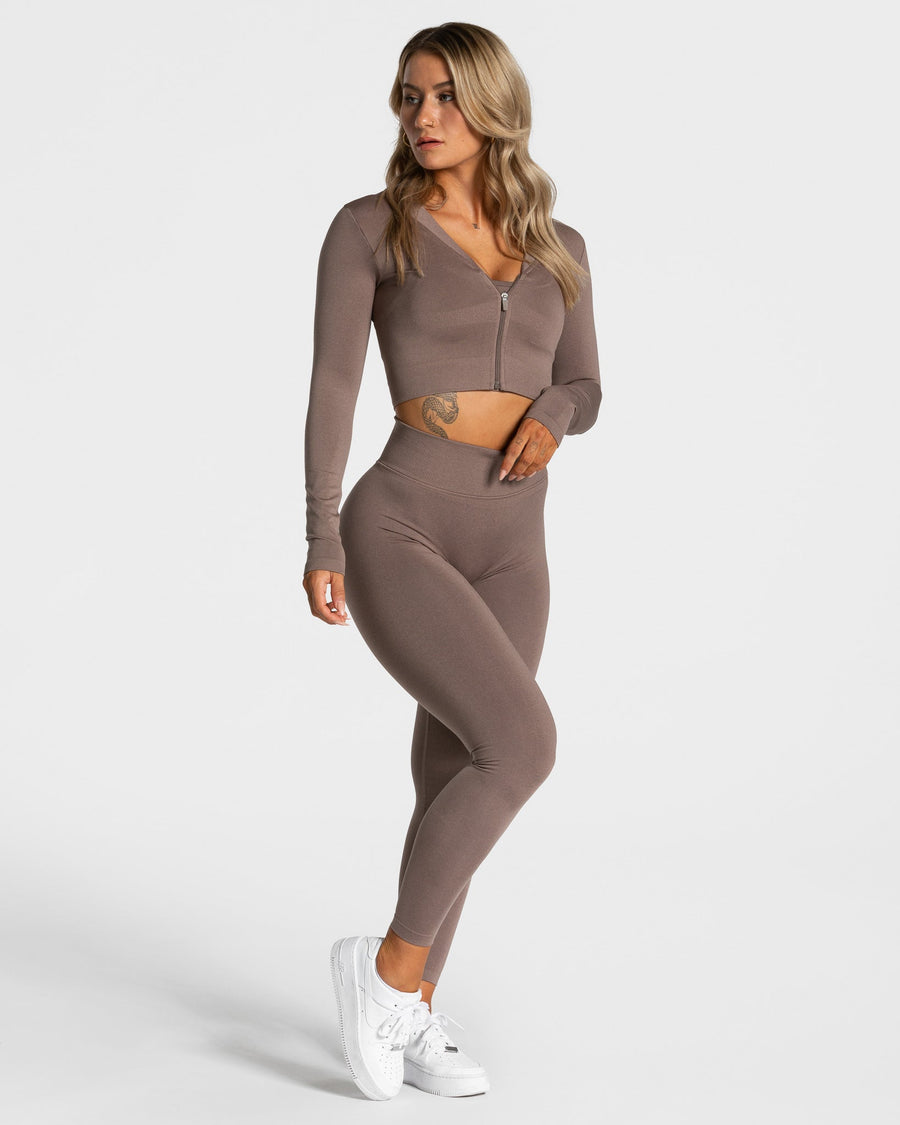 Veste de sport Statement Zip « moka »