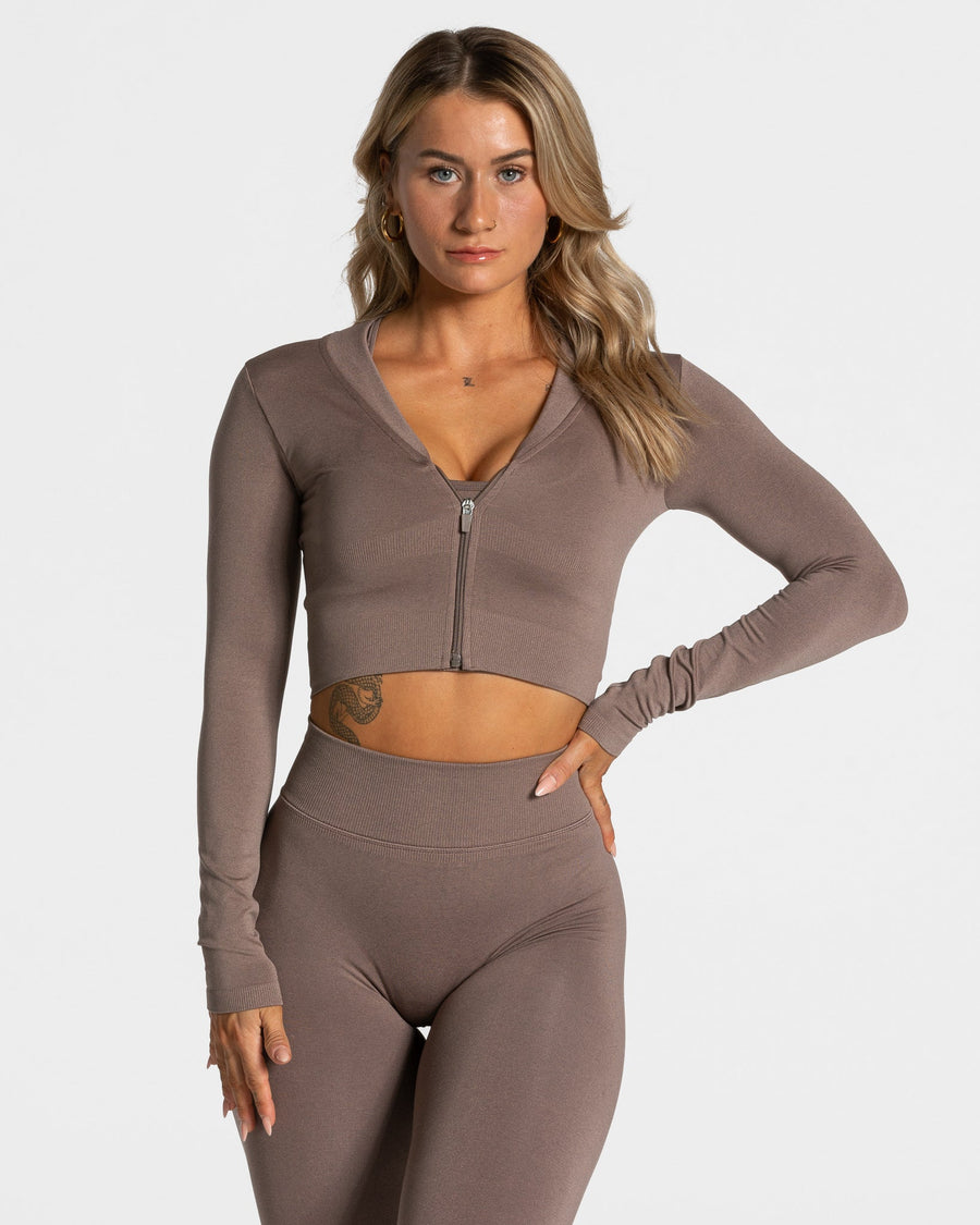 Veste de sport Statement Zip « moka »