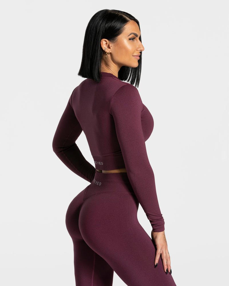 Veste de sport Statement Zip « prune »