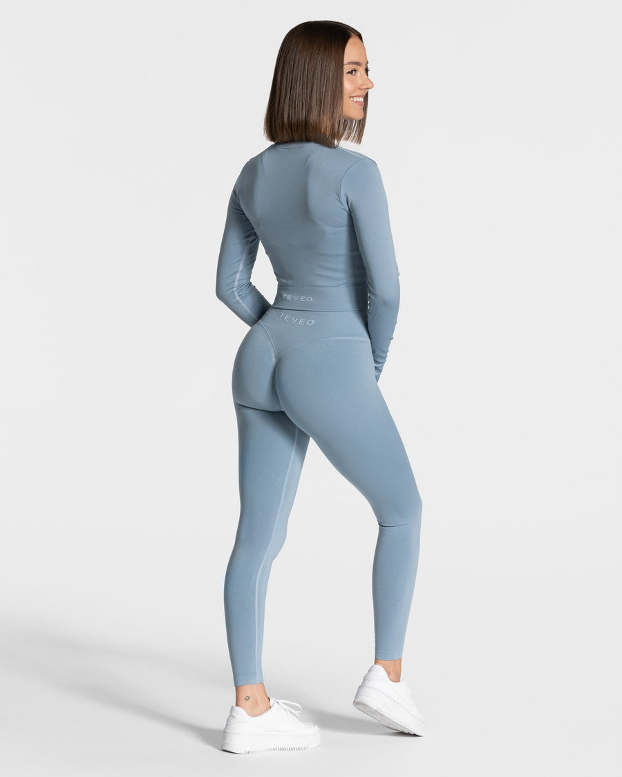 Veste de sport Statement Zip « bleu acier »