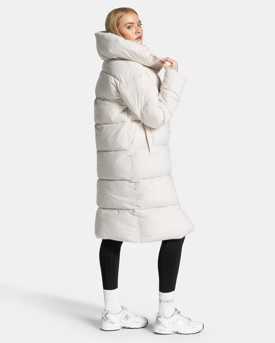 Doudoune longue Studio « Cream »