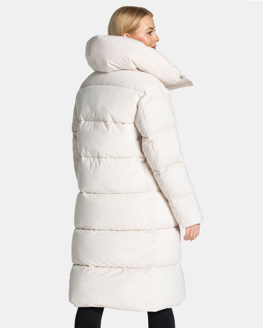 Doudoune longue Studio « Cream »