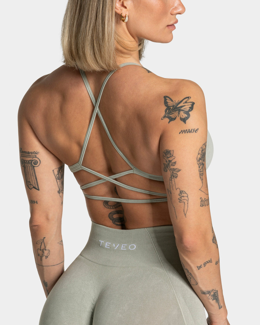 Brassière Acid « vert sauge »